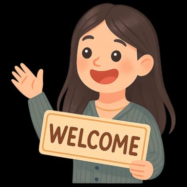 Veronica greeting you